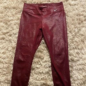 Nike Sparkle workout leggings size L